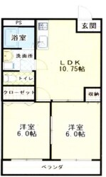 北松戸パークサイドマンションの物件間取画像